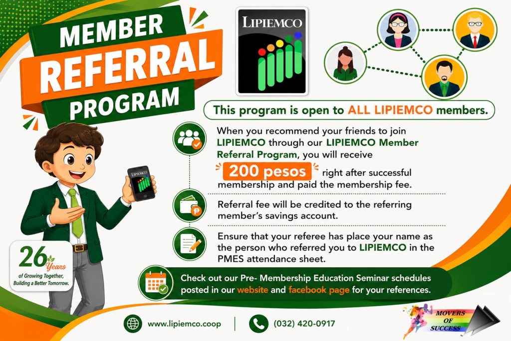 REFERRAL FEE POSTER